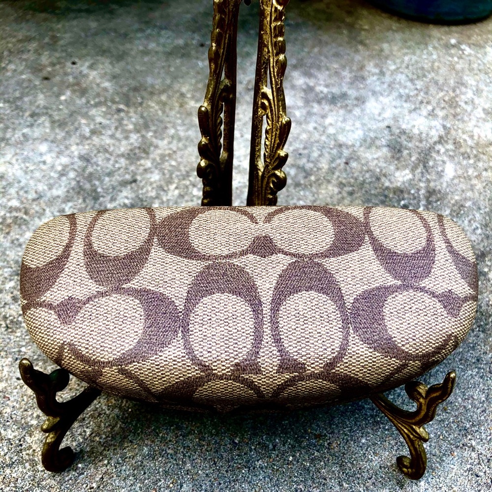 Coach eyeglass case
